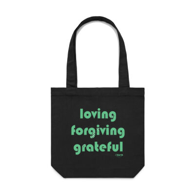 Loving, forgiving & grateful | Tote Thumbnail